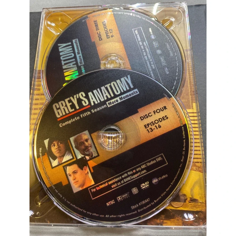 Greys Anatomy Complete Fifth Season More Moments 7-Disc DVD Box Set ABC Studios - Picture 6 of 11
